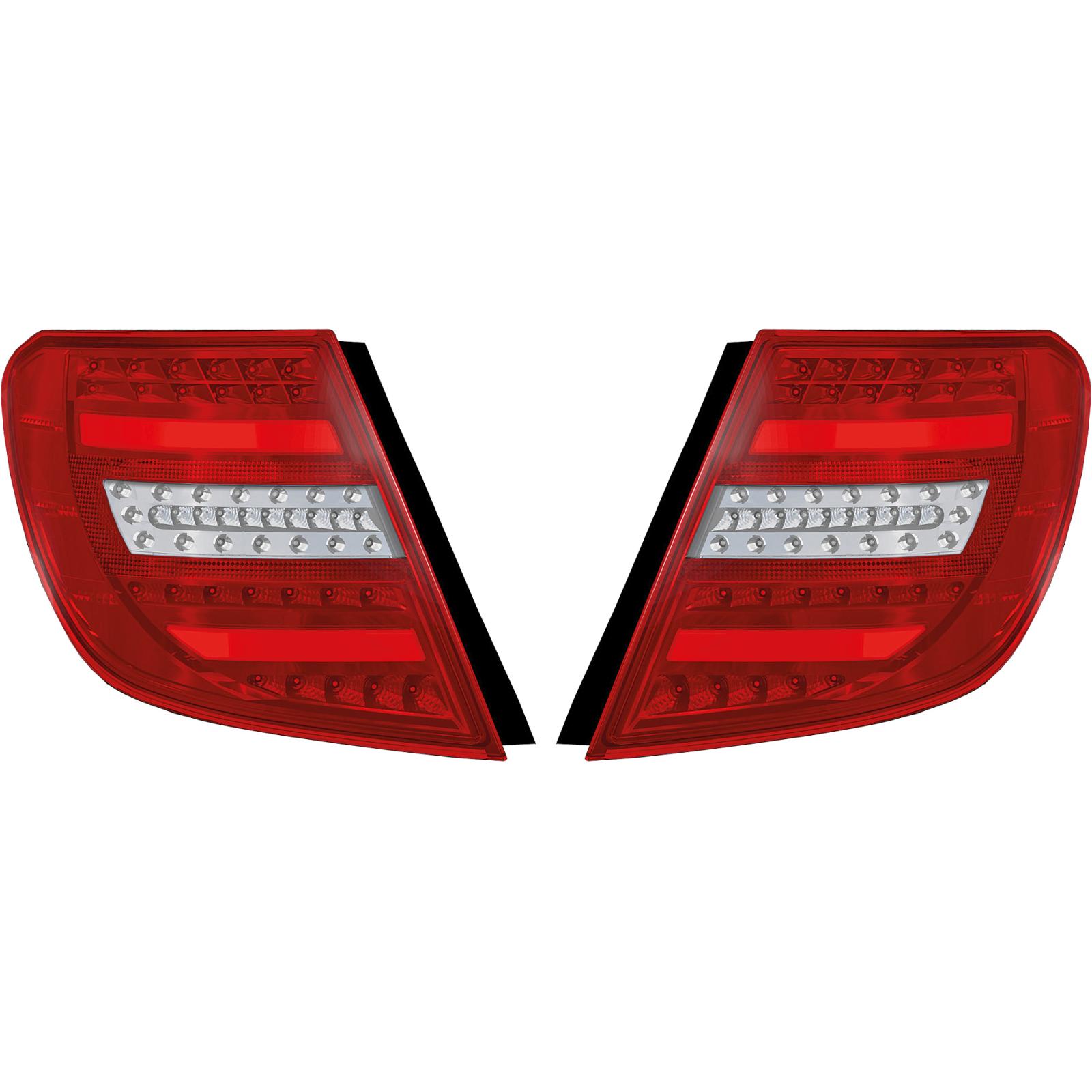 Jogo de farolins traseiros para Mercedes Classe C W204 07-11