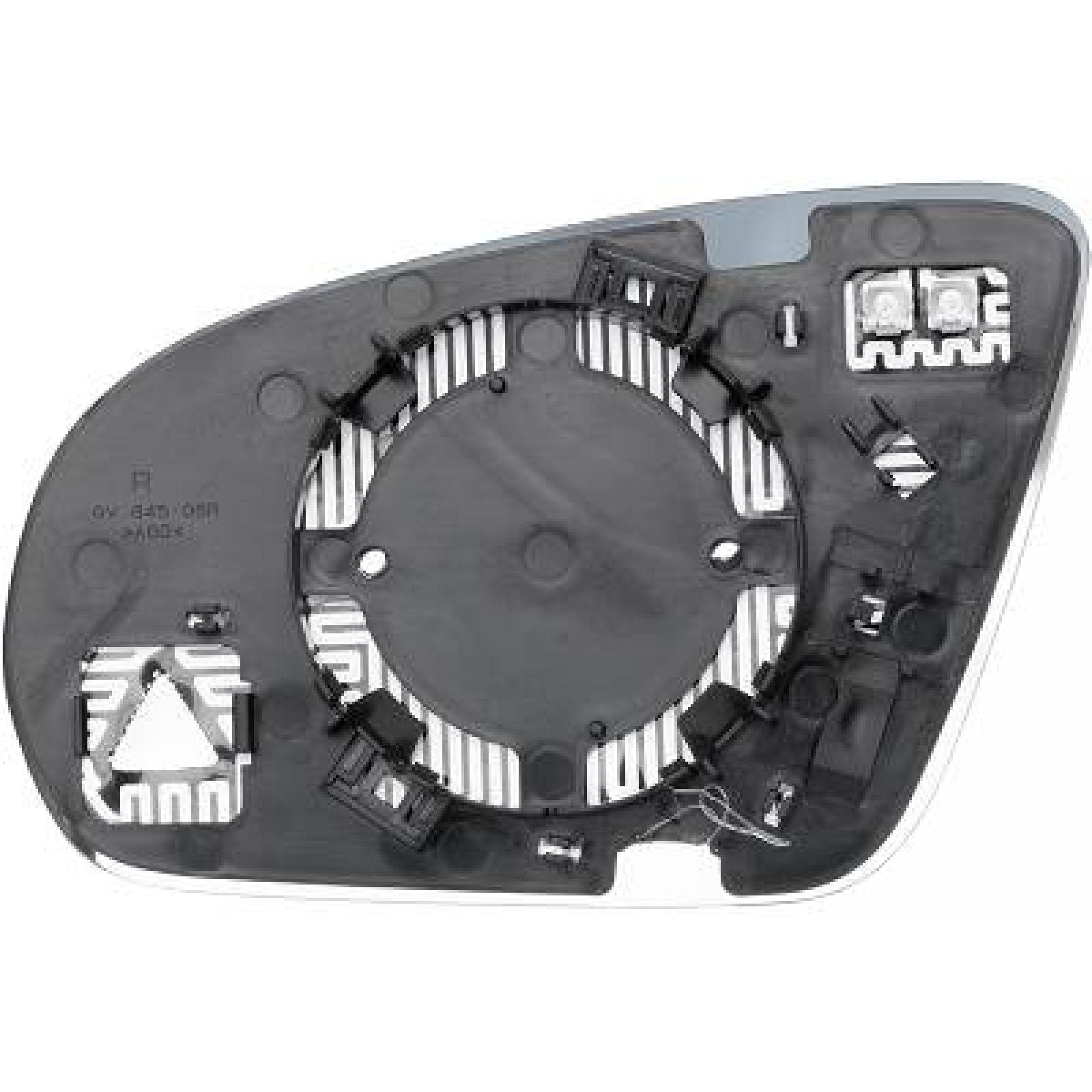 Vidro de espelho, espelho retrovisor exterior Direito para Mercedes Classe GLC X253 15->>