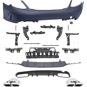 Pára-choques Traseiro para Mercedes Classe C W205 1.14-7.18
