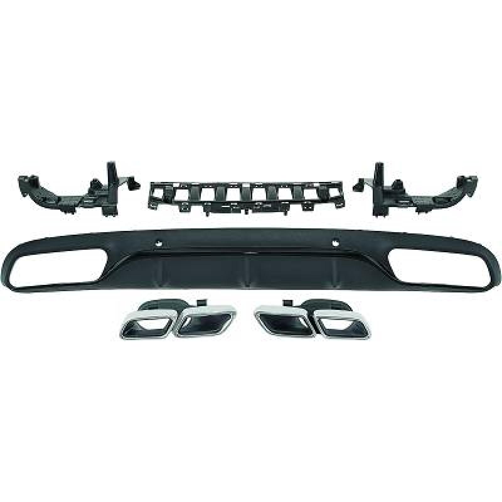 Pára-choques Traseiro para Mercedes Classe C W205 1.14-7.18