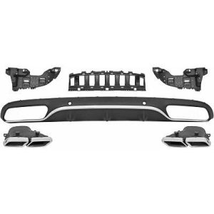 Pára-choques Traseiro para Mercedes Classe C W205 1.14-7.18