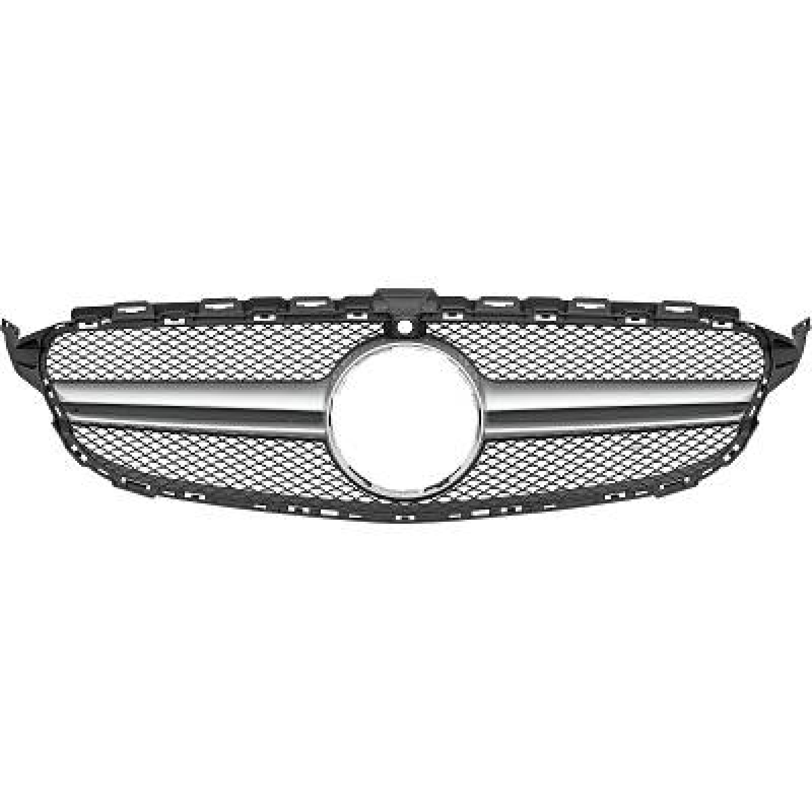 Grelha de radiador para Mercedes Classe C W205 1.14-7.18