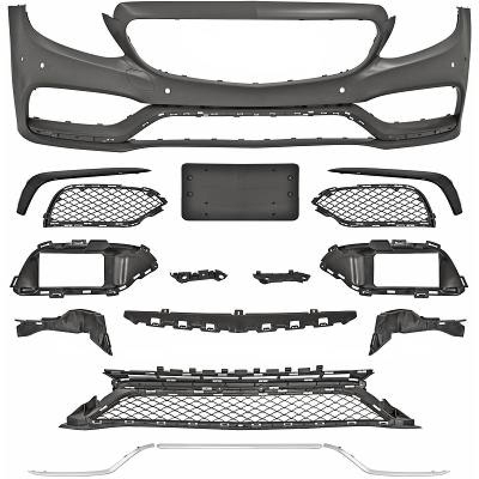 Pára-choques Dianteiro para Mercedes Classe C W205 1.14-7.18