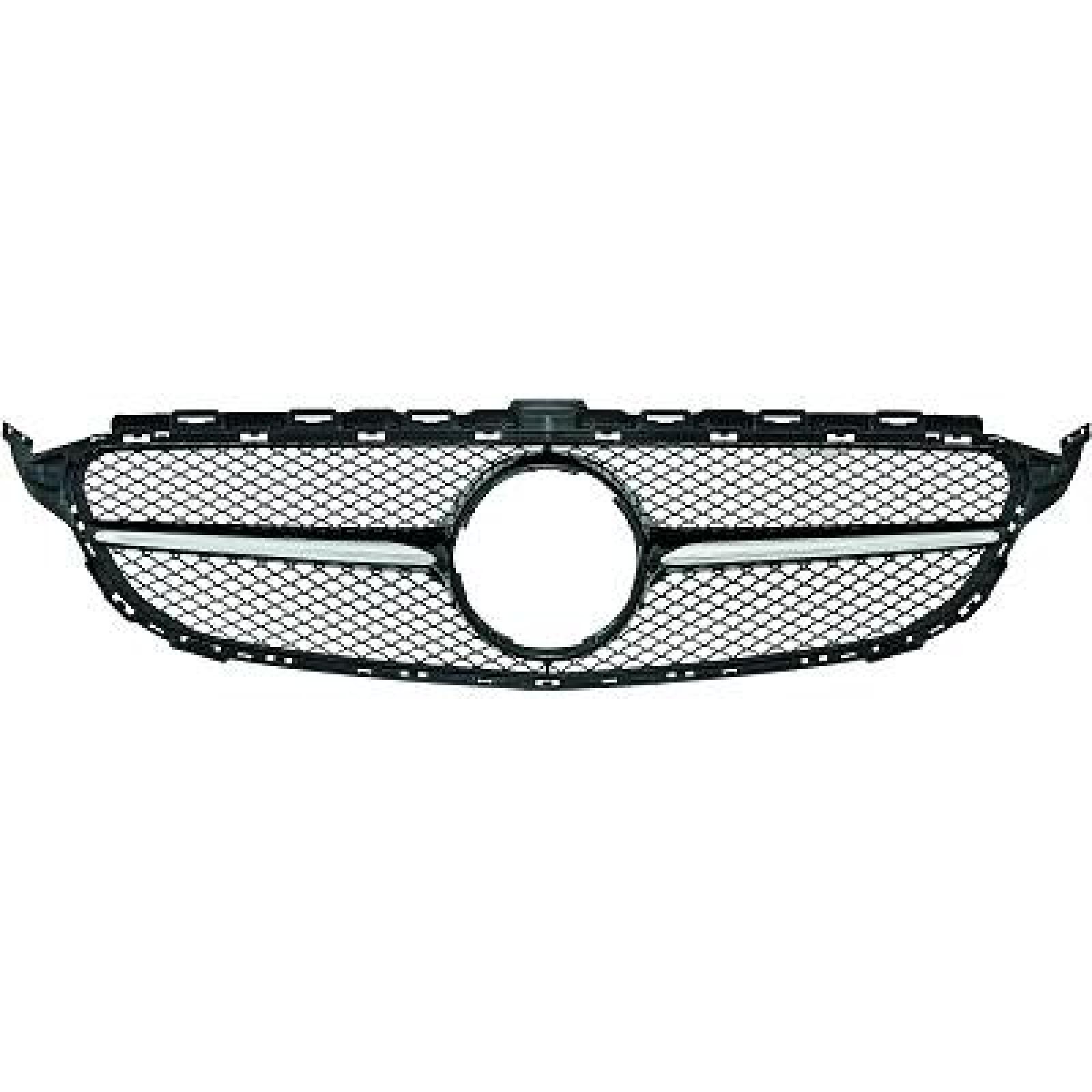 Grelha de radiador para Mercedes Classe C W205 1.14-7.18