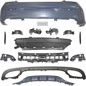 Pára-choques Traseiro para Mercedes Classe C W205 1.14-7.18