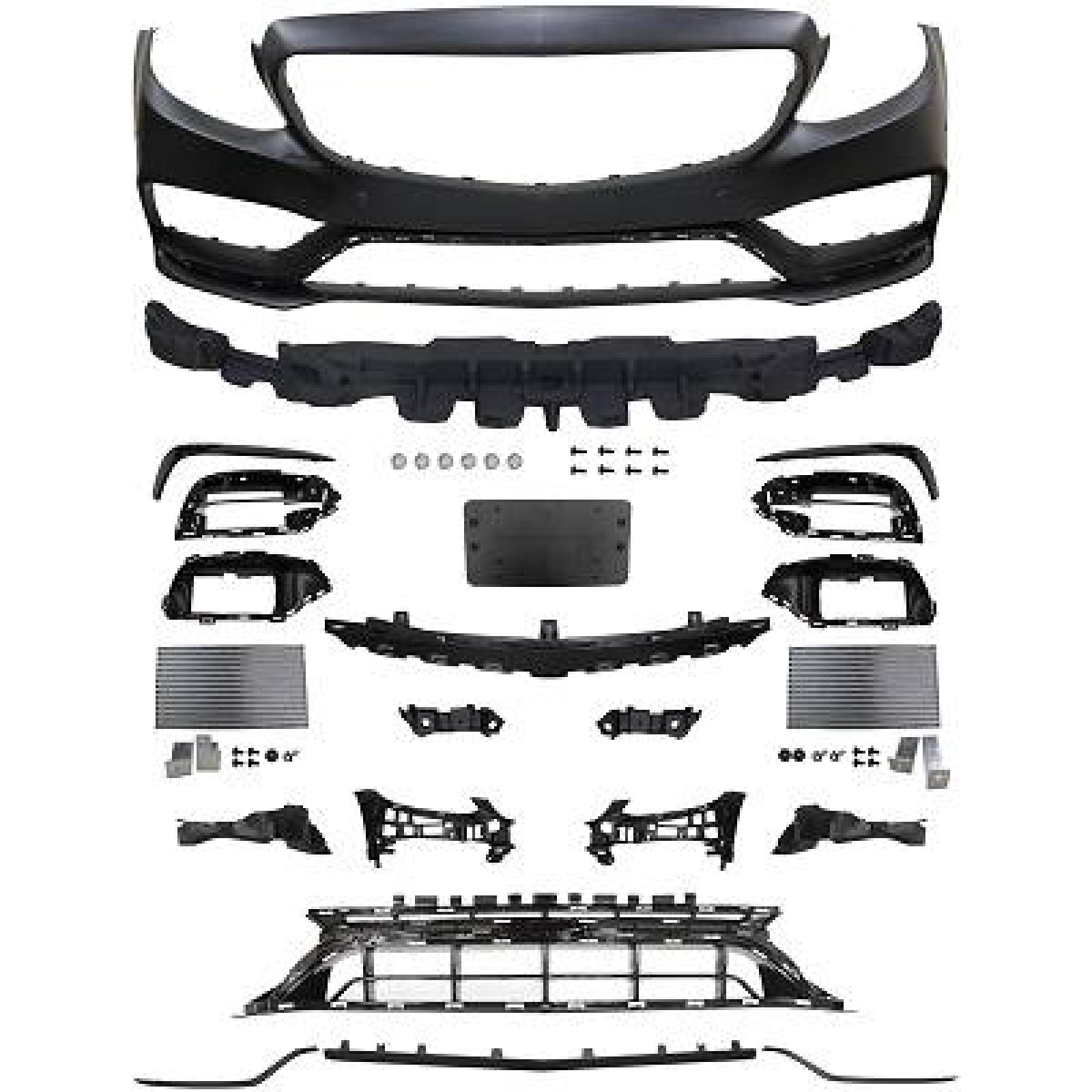 Pára-choques Dianteiro para Mercedes Classe C W205 Berlina/Coupé/Tour. 8.18-21