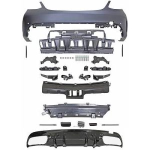 Pára-choques Traseiro para Mercedes Classe C W205 1.14-7.18