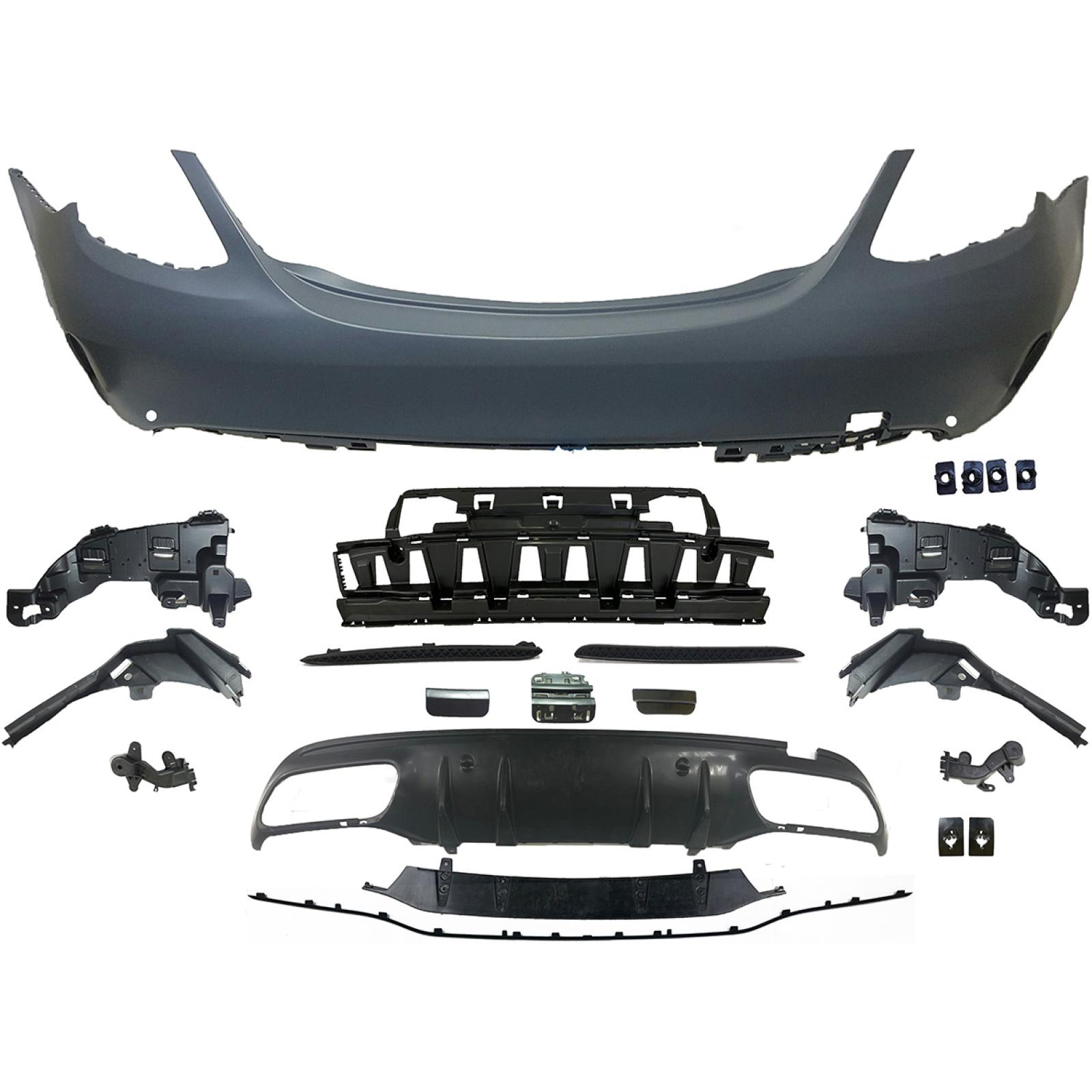 Pára-choques Traseiro para Mercedes Classe C W205 1.14-7.18