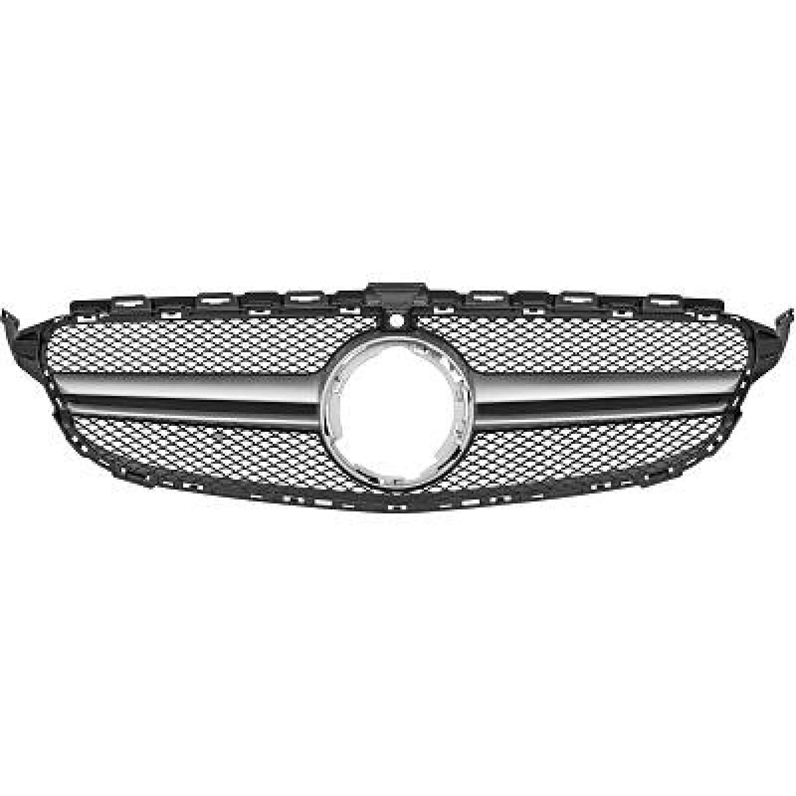 Grelha de radiador para Mercedes Classe C W205 Berlina/Coupé/Tour. 8.18-21