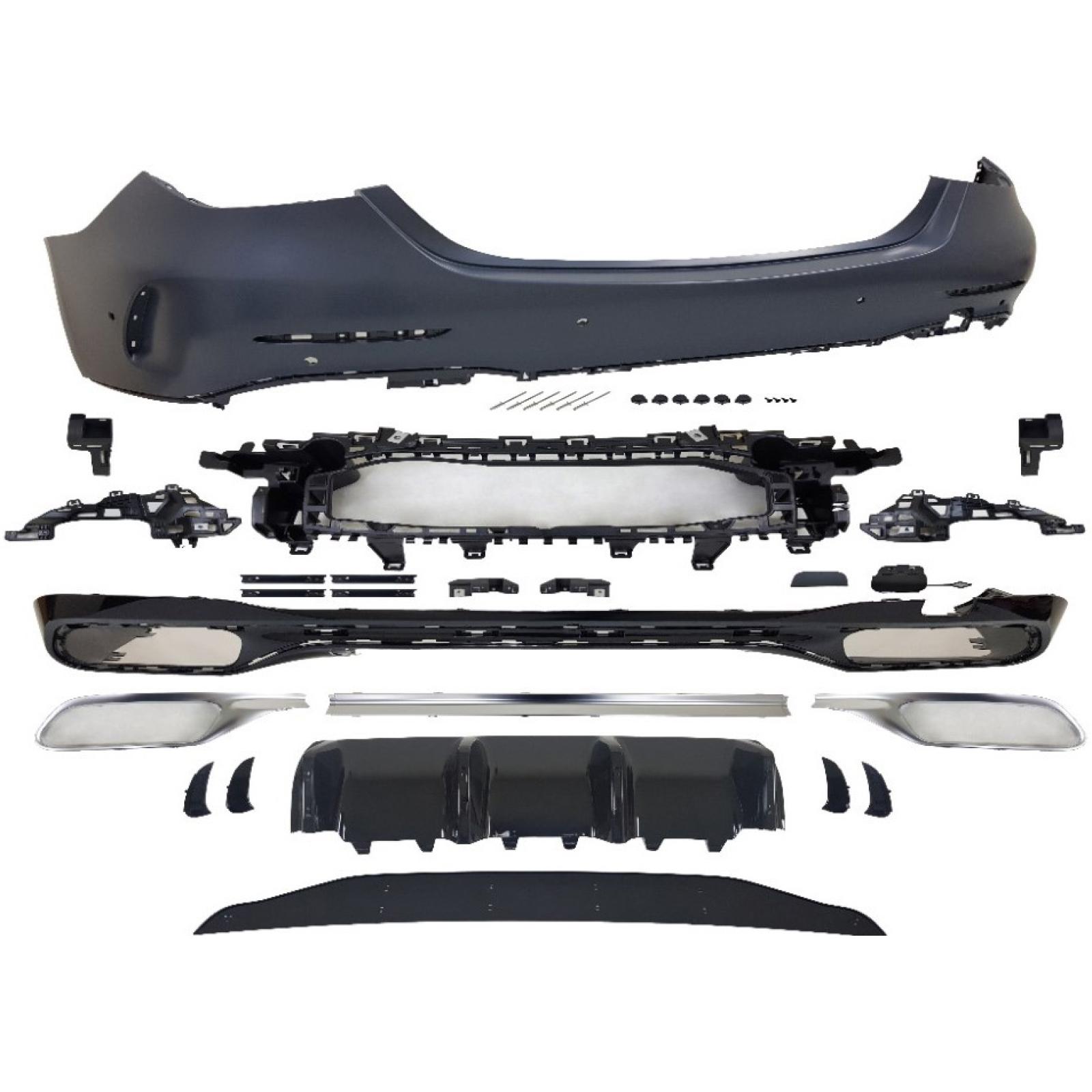 Pára-choques Traseiro para Mercedes Classe C W206 Berlina/Coupé/Tour. 21->>