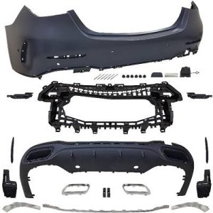 Pára-choques Traseiro para Mercedes Classe C W206 Berlina/Coupé/Tour. 21->>