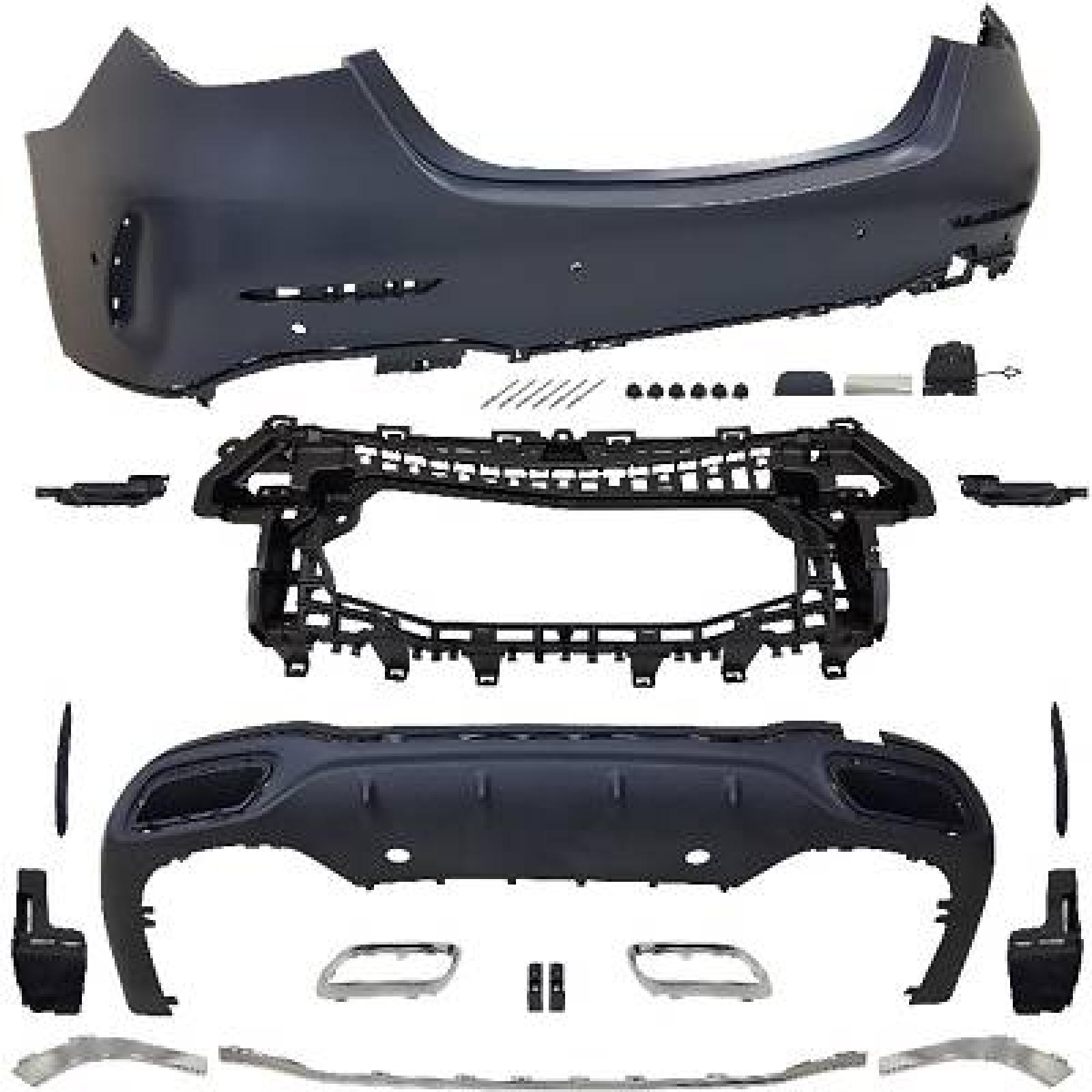 Pára-choques Traseiro para Mercedes Classe C W206 Berlina/Coupé/Tour. 21->>