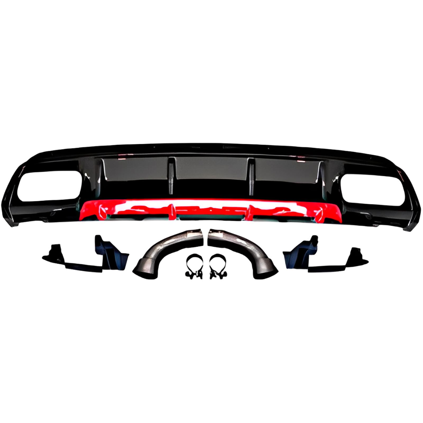 Guarnição, pára-choques Traseiro para Mercedes Classe A W176 AMG Optik 12-18