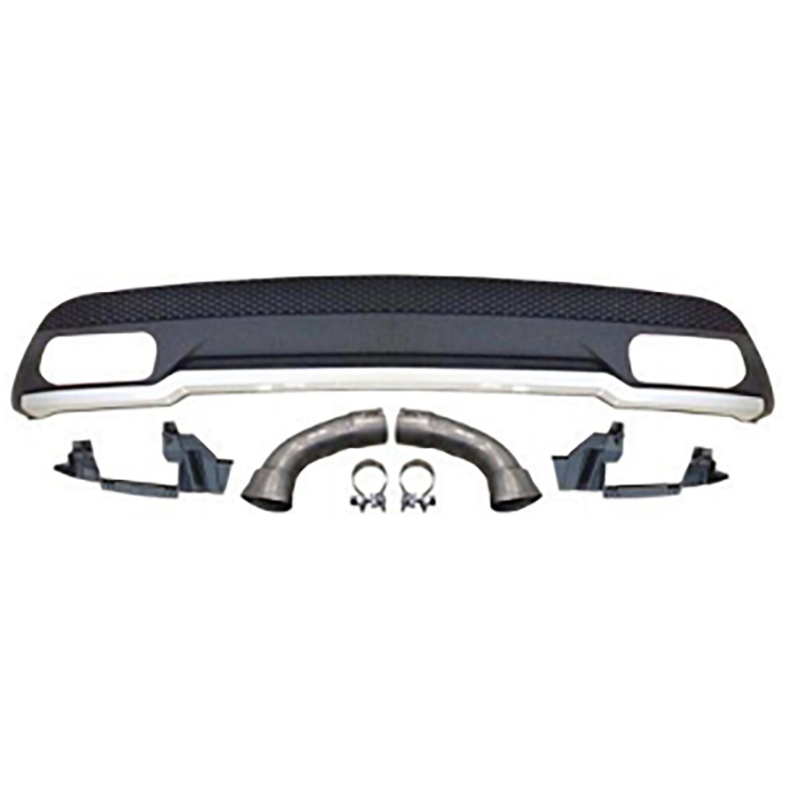 Guarnição, pára-choques Traseiro para Mercedes Classe A W176 AMG Optik 12-18
