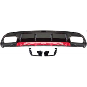 Guarnição, pára-choques Traseiro para Mercedes Classe A W176 AMG Optik 12-18