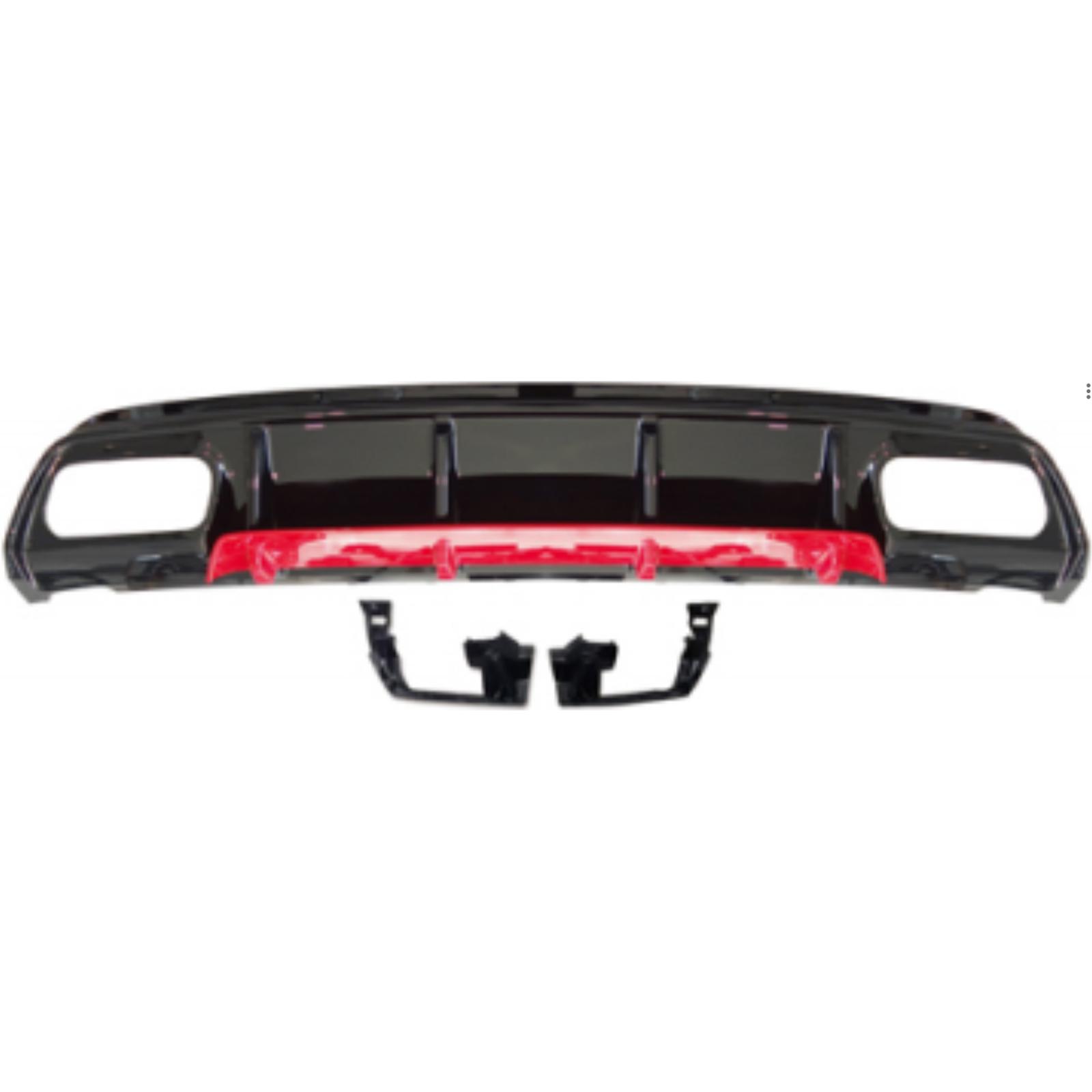 Guarnição, pára-choques Traseiro para Mercedes Classe A W176 AMG Optik 12-18