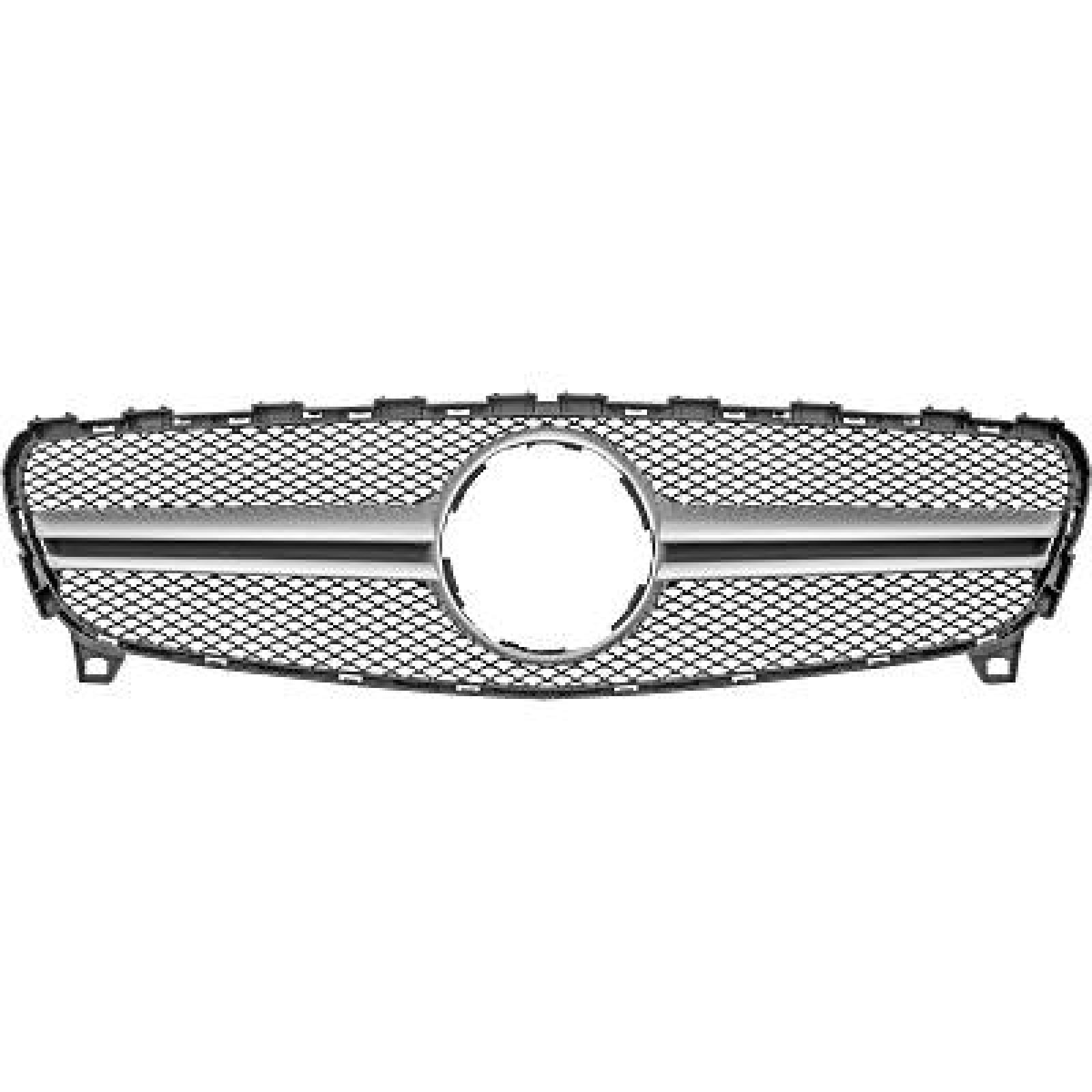 Grelha de radiador para Mercedes Classe A W176 AMG Optik 12-18