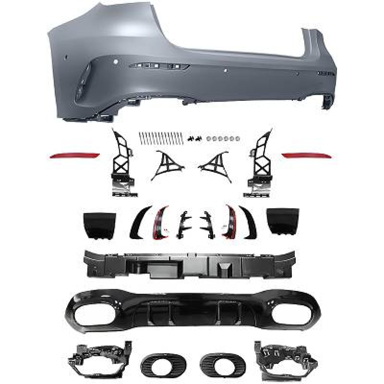 Pára-choques Traseiro para Mercedes Classe A W177 18-22
