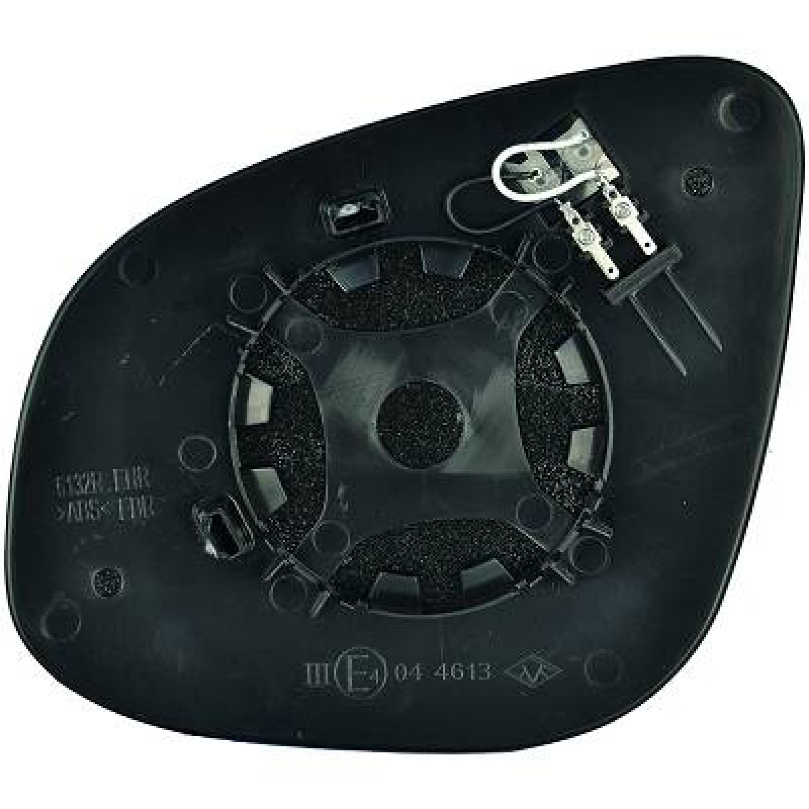 Vidro de espelho, espelho retrovisor exterior Direito para Renault Kangoo + Rapid 13->>