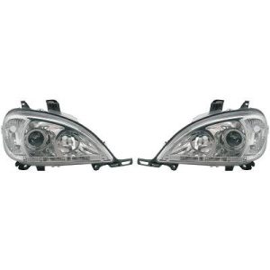 Jogo de faróis principais para Mercedes Classe M W163 98-01