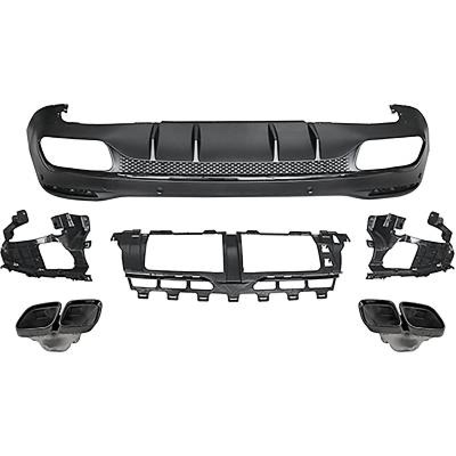 Guarnição, pára-choques Traseiro para Mercedes GLS (X167) 19->>