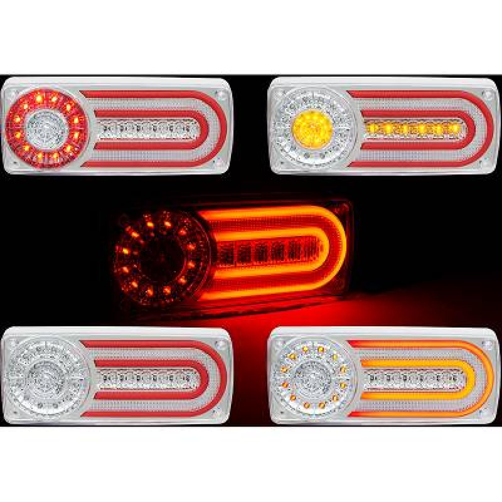 Jogo de farolins traseiros para Mercedes Classe G W463 89-18
