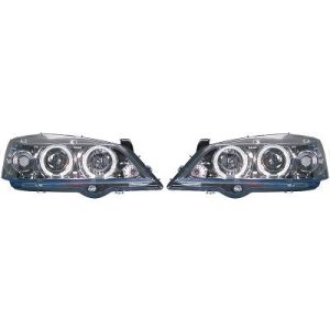 Jogo de faróis principais para Opel Astra G Coupé/Cabrio 00-05