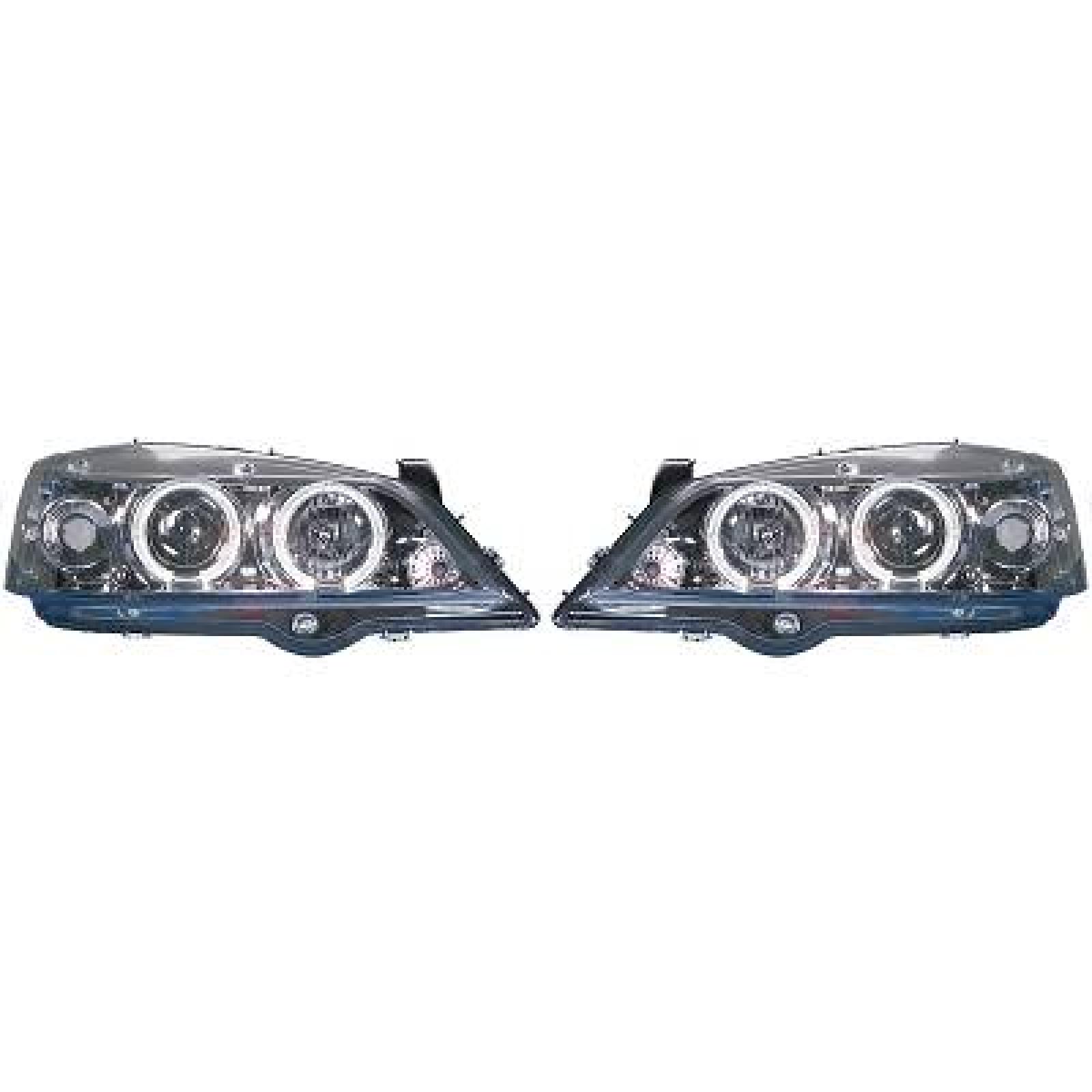 Jogo de faróis principais para Opel Astra G Coupé/Cabrio 00-05