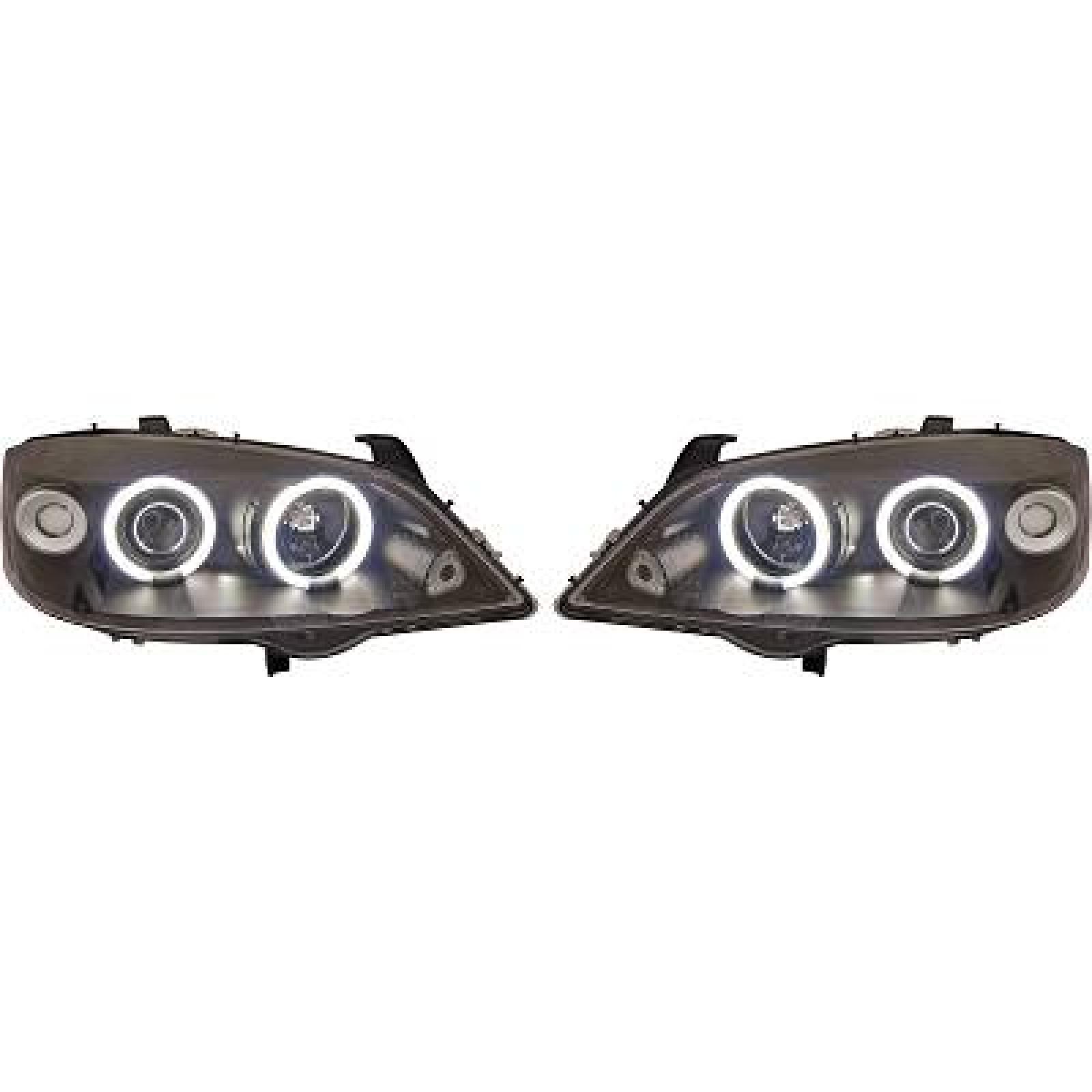Jogo de faróis principais para Opel Astra G 97-04
