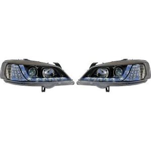 Jogo de faróis principais para Opel Astra G 97-04