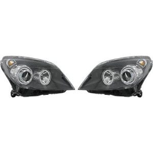 Jogo de faróis principais para Opel Astra H 04-09