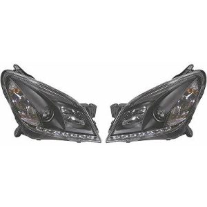 Jogo de faróis principais para Opel Astra H 04-09