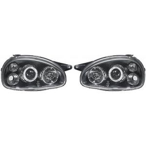 Jogo de faróis principais para Opel Corsa B 93-00