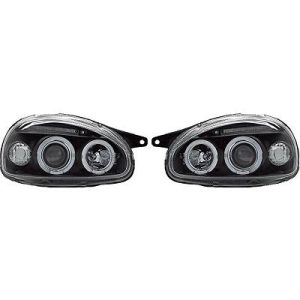 Jogo de faróis principais para Opel Corsa B 93-00