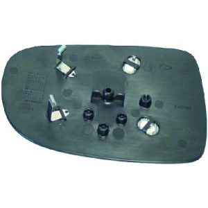 Vidro de espelho, espelho retrovisor exterior Esquerdo para Opel Corsa C 03-06