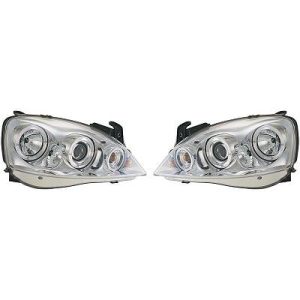 Jogo de faróis principais para Opel Corsa C 03-06