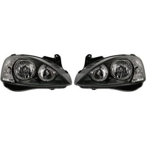 Jogo de faróis principais para Opel Corsa C 00-06