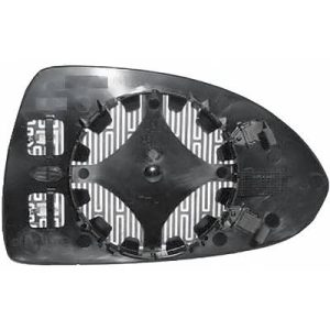 Vidro de espelho, espelho retrovisor exterior Esquerdo para Opel Corsa D 3/5 portas 06-11