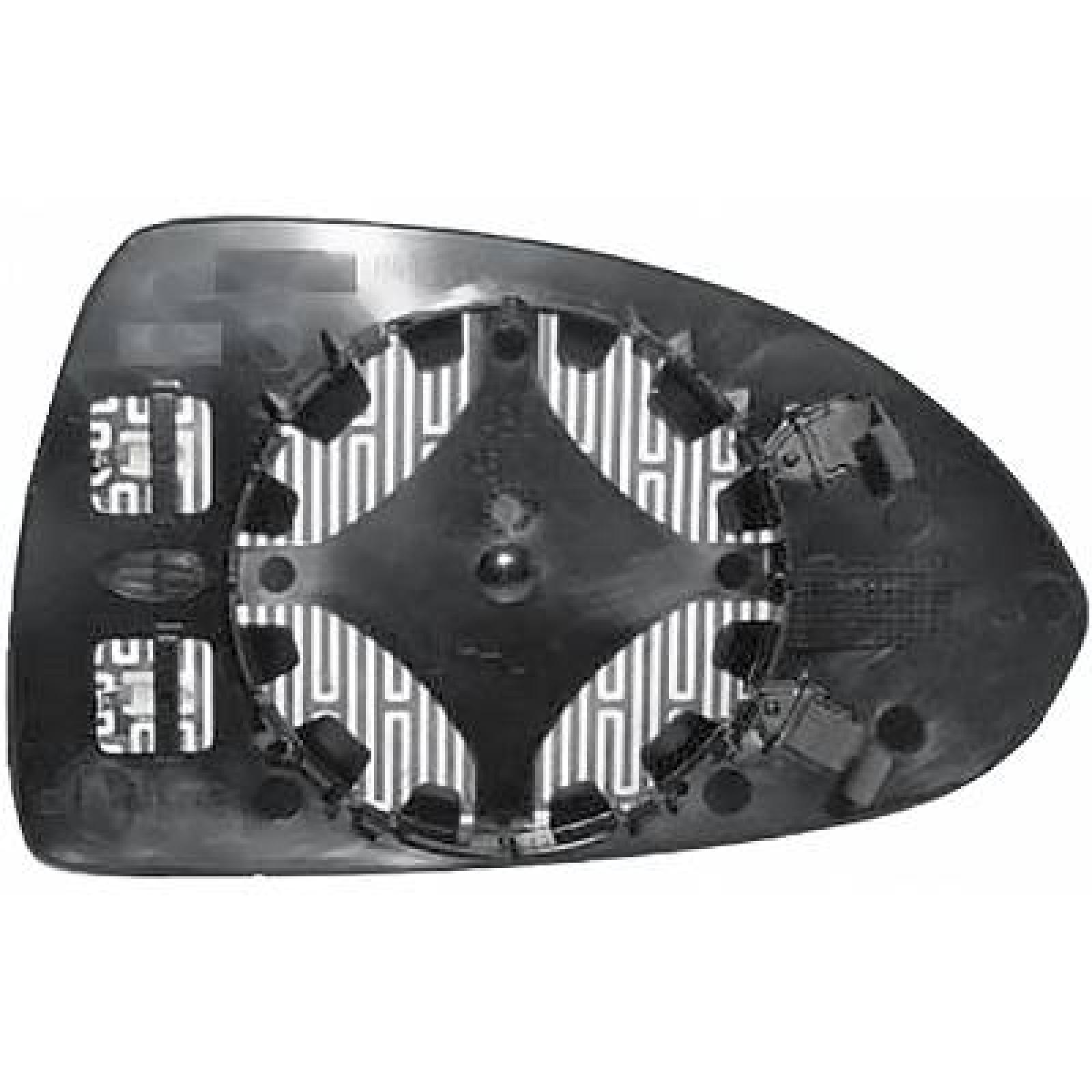 Vidro de espelho, espelho retrovisor exterior Esquerdo para Opel Corsa D 3/5 portas 06-11