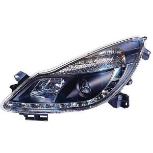 Jogo de faróis principais para Opel Corsa D 3/5 portas 06-10