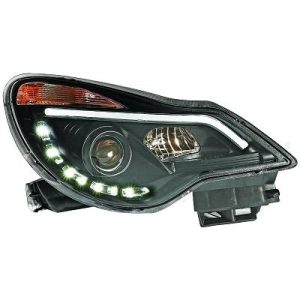 Jogo de faróis principais para Opel Corsa D 3/5 portas 11-14