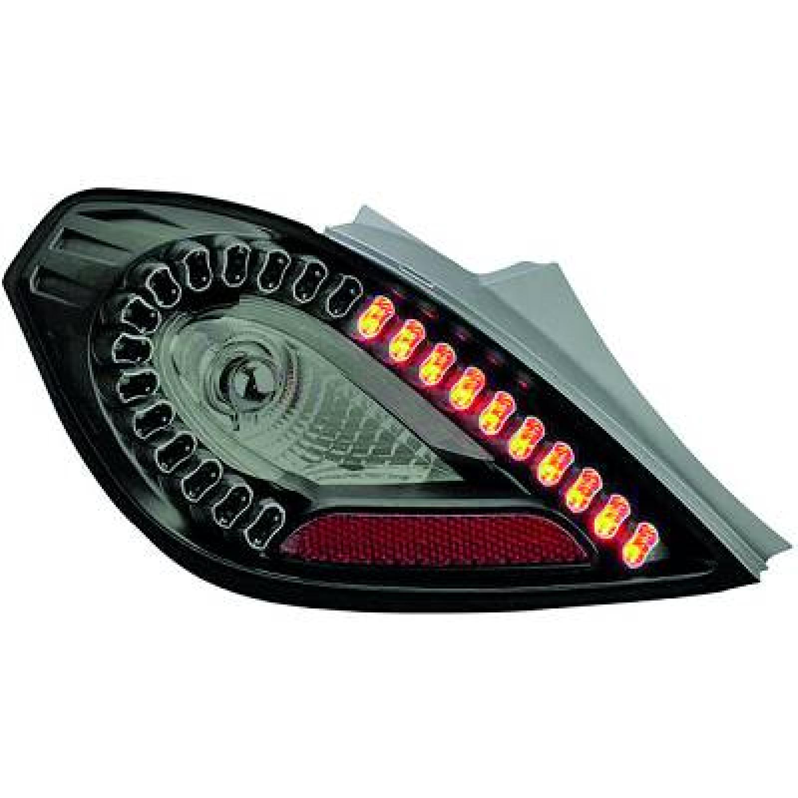 Jogo de farolins traseiros para Opel Corsa D 3/5 portas 06-10