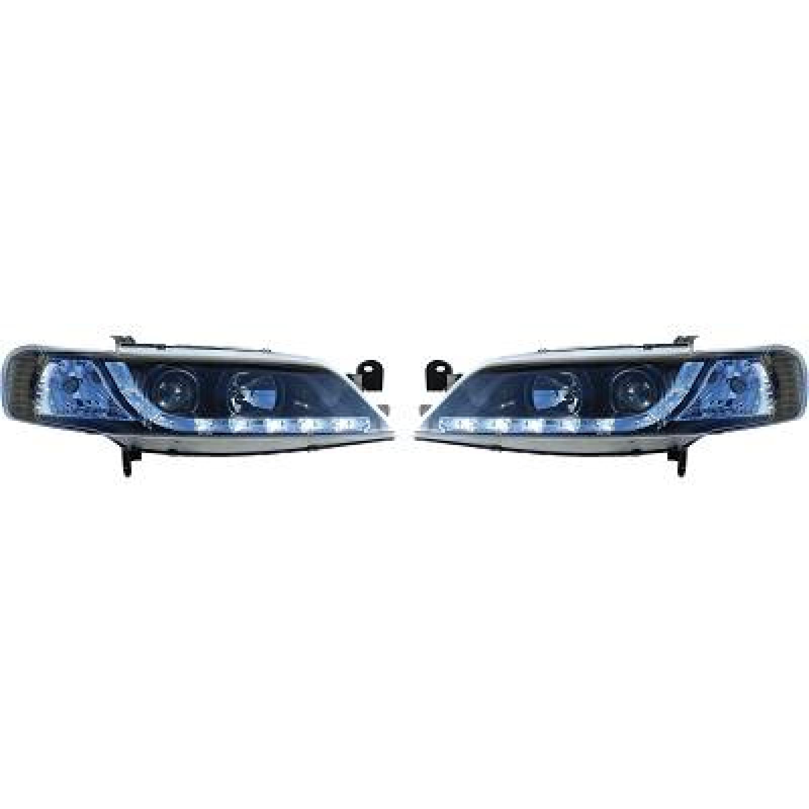 Jogo de faróis principais para Opel Vectra B 95-98