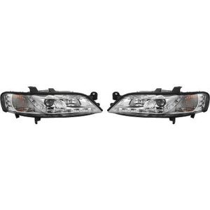 Jogo de faróis principais para Opel Vectra B 99-02