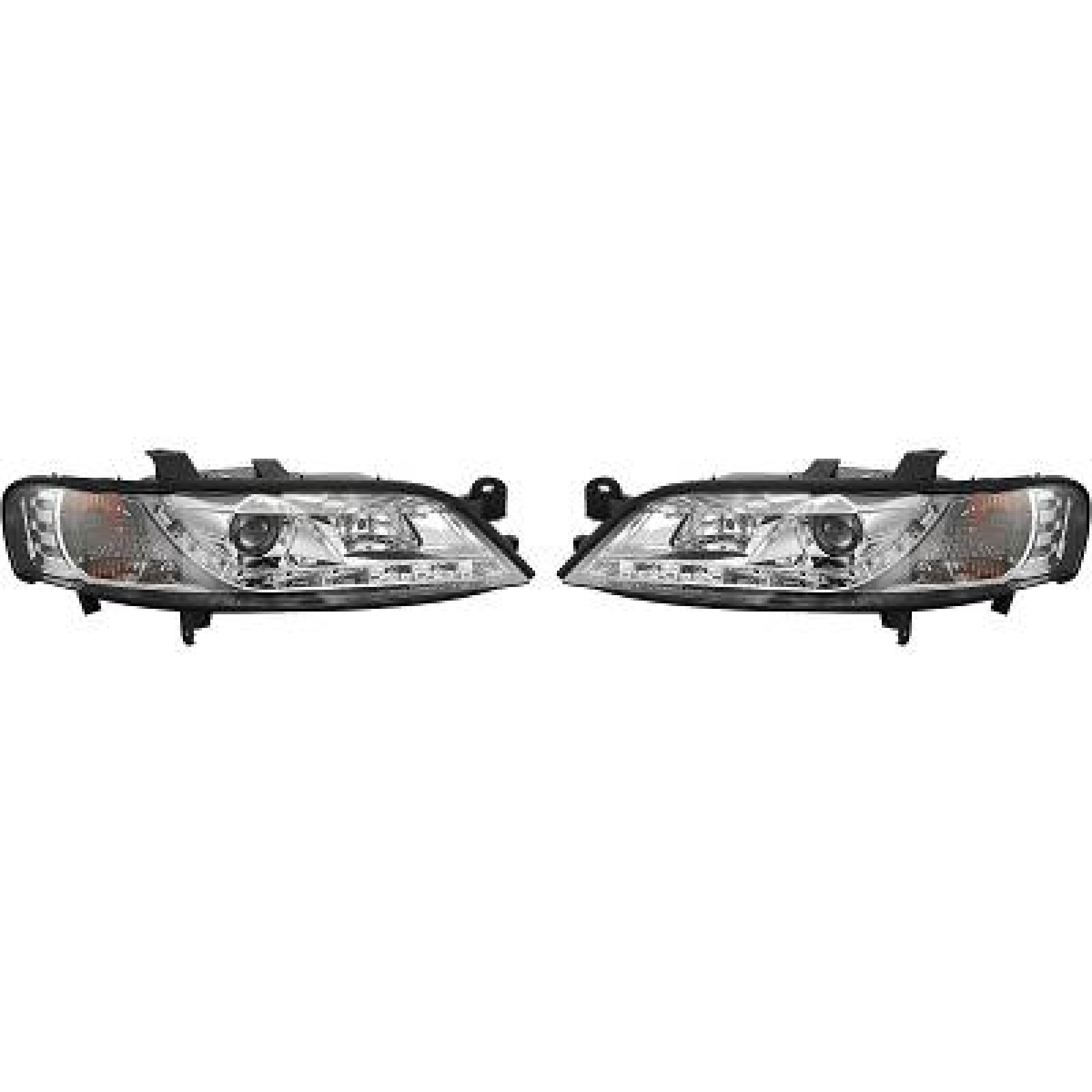 Jogo de faróis principais para Opel Vectra B 99-02