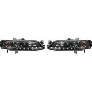 Jogo de faróis principais para Opel Vectra B 99-02
