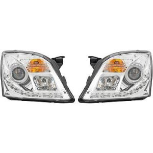Jogo de faróis principais para Opel Vectra C Berlina/Carrinha 02-05