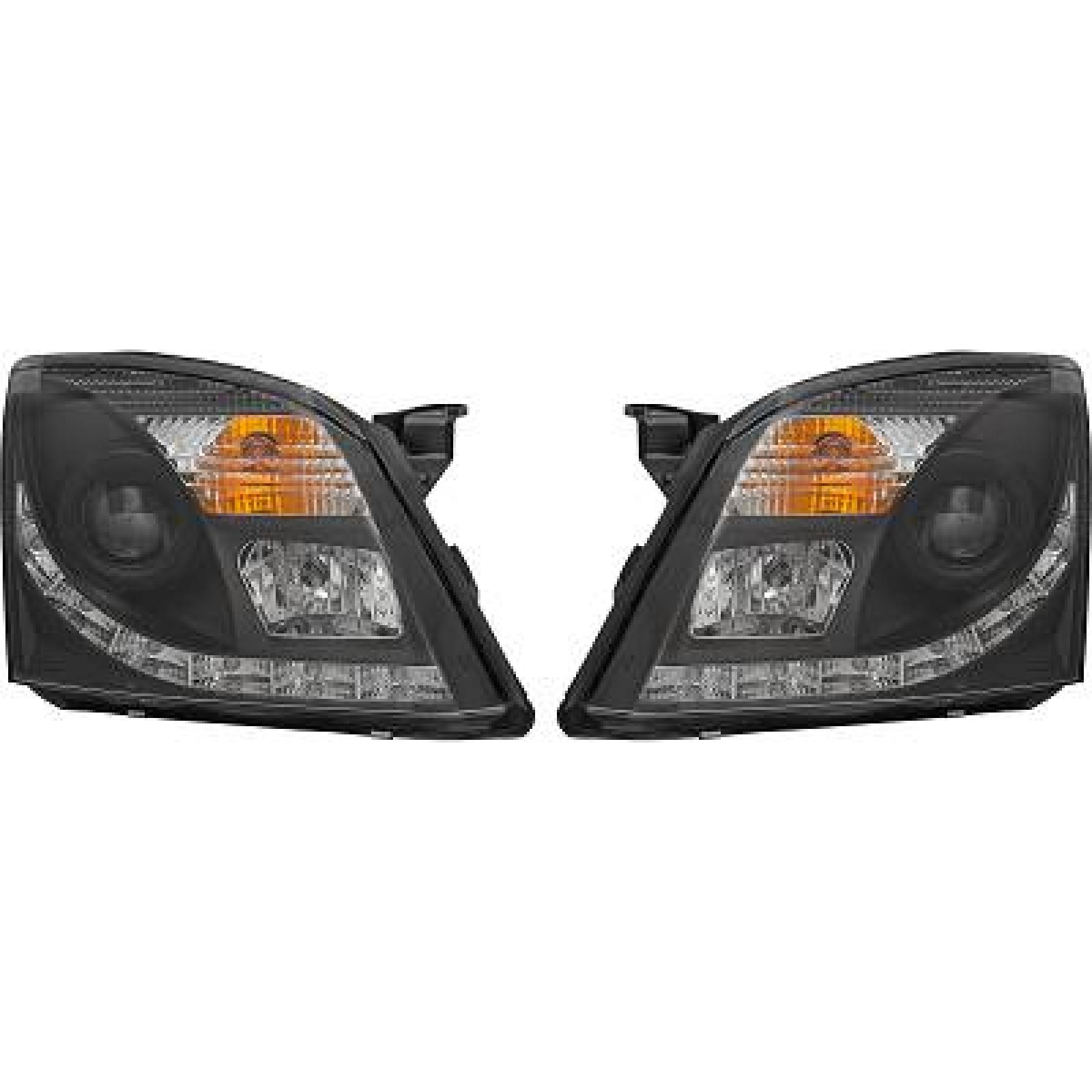 Jogo de faróis principais para Opel Vectra C Berlina/Carrinha 02-05