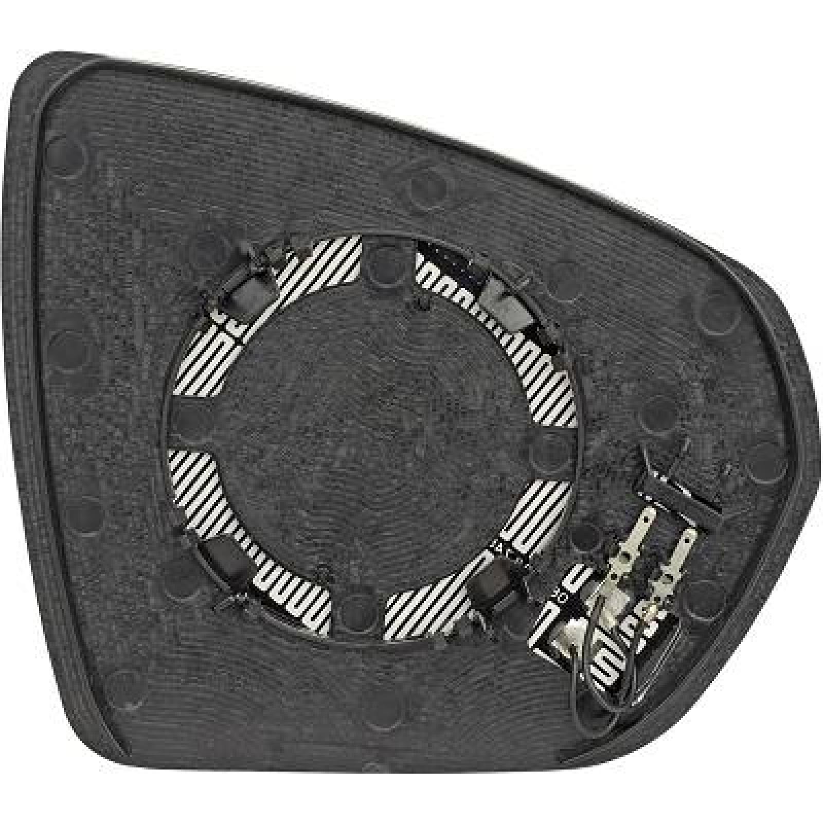 Vidro de espelho, espelho retrovisor exterior Esquerdo para Peugeot 5008 17->>