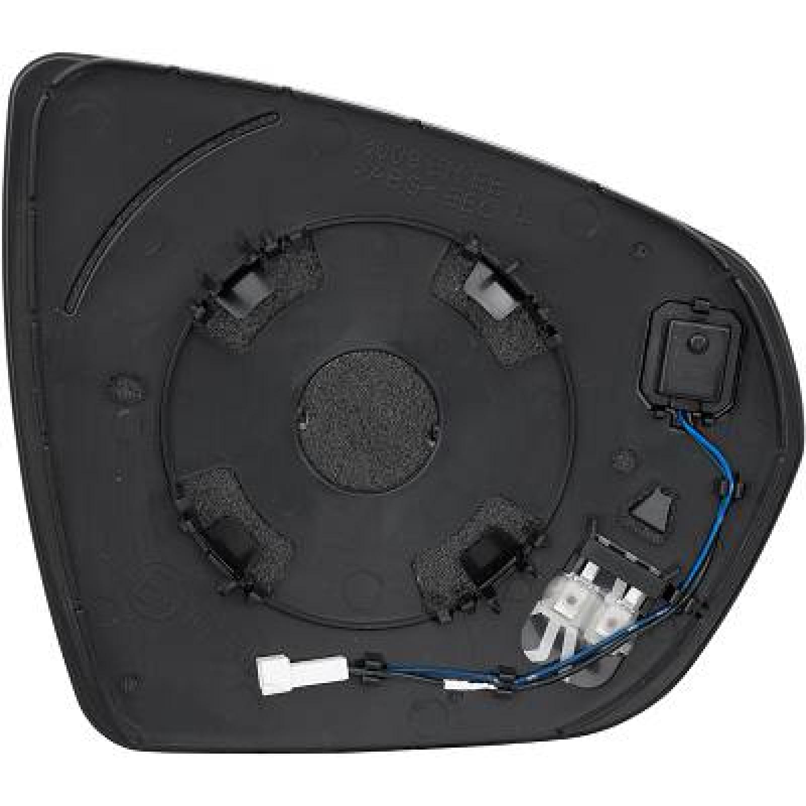 Vidro de espelho, espelho retrovisor exterior Esquerdo para Peugeot 5008 17->>